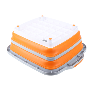 Cesta <span class=keywords><strong>de</strong></span> <span class=keywords><strong>Silicona</strong></span> 3 en 1 <span class=keywords><strong>de</strong></span> 8L, 16L y 30L, Plegable, para Cortar, Lavar y Preparar Alimentos, con Tapa, para Picnics y Campamentos al Aire Libre - Product Image 3