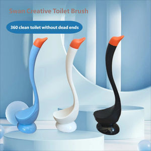 Juego de Escobilla de Inodoro con Mango Largo en Forma de Cisne de PP al por Mayor, Ecológico, Impermeable, con Cerdas Suaves, Limpia el Inodoro sin Puntos Ciegos - Product Image 2