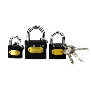 BRAVO Tri-cycale TC Lock gray iron padlock with cross key