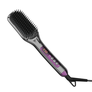 Produsen Sikat Pelurus Rambut Profesional, Sisir Pelurus Rambut Elektrik Panas dengan Ion Negatif - Product Image 2