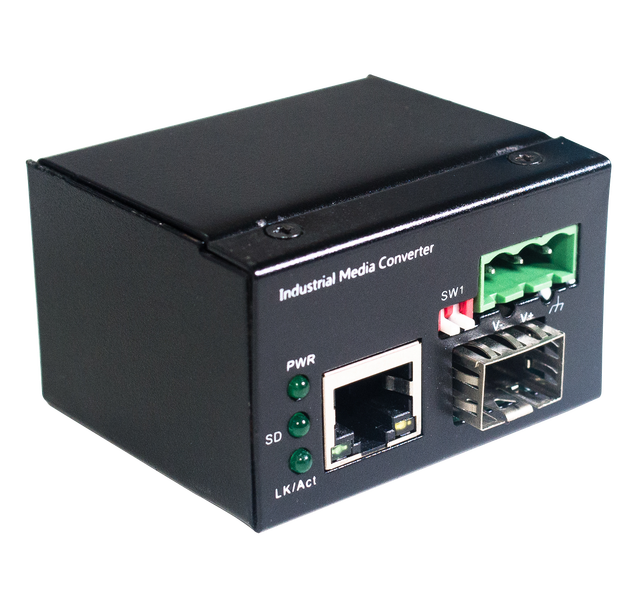 Factory Price 10/100M Industrial Mini Fiber Media Converter with DIP Switch Network Switch