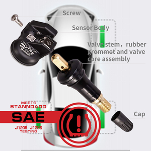 Autel — <span class=keywords><strong>capteur</strong></span> <span class=keywords><strong>de</strong></span> <span class=keywords><strong>pression</strong></span> des pneus 2 en 1, Programmable, 315MHz et 433MHz, <span class=keywords><strong>avec</strong></span> vannes en caoutchouc - Product Image 6