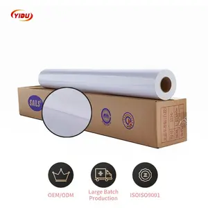 Bán Buôn In Ấn PVC Tự Dính Vinyl 120G 140G Trắng Bóng Matte Sinh Thái Dung Môi Có Thể In Tự Dính Vinyl Cuộn