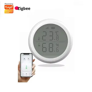 Monitor de Clima Interior Inalámbrico Inteligente, Visualización de Datos en Tiempo Real, <span class=keywords><strong>Sensor</strong></span> de Temperatura y Humedad Tuya para Uso Doméstico - Product Image 6