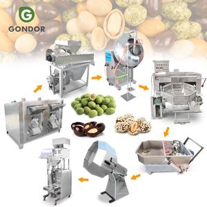 Ligne de traitement pour mini-cacahuètes salées et grillées avec revêtement - Product Image 1