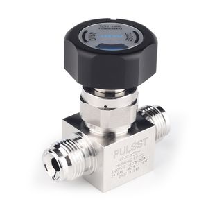 Fabricante ISO 316L UHP Válvula de diafragma de gas de ultra alta pureza Manual de acero inoxidable Laboratorio de alto flujo de baja presión - Product Image 2