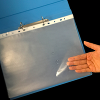 Protector de Hojas Transparente Personalizado de Fábrica, Duradero, con 11 Orificios, Fundas para Documentos A4 de Polipropileno, Carpeta de Archivos, Bolsa Impermeable
