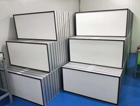 Filtro de Aire de Alta Eficiencia HEPA H13 H14 con Marco de Aluminio para Cuartos Limpios Farmacéuticos