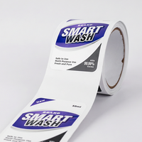 Etiqueta Adhesiva Personalizada en Rollo, Vinilo Brillante con Logotipo Impreso, Etiquetas Impermeables para Productos Cosméticos, Etiqueta para Botellas