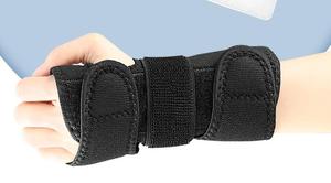 Protectores de muñeca de nailon transpirable multideportivos, cierre de bucle de gancho, Monopatín/Snowboard, absorción de golpes, soporte médico antiimpacto - Product Image 6