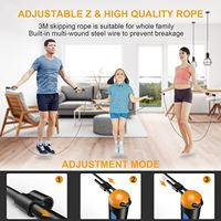 Corde à sauter sans fil de haute qualité corde à sauter numérique cordes à sauter sans fil réglables pour le fitness enfants adultes