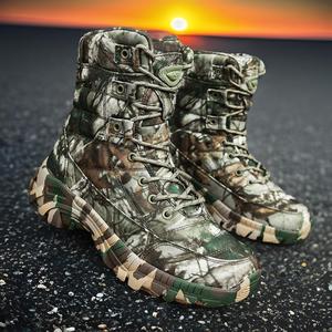 <span class=keywords><strong>Botas</strong></span> Tácticas de Combate para Hombre, Venta Directa de Fábrica, <span class=keywords><strong>Botas</strong></span> de Senderismo y Trekking, Camuflaje, Punta Redonda, Tela Oxford, Caña Alta - Product Image 2