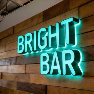 Letrero de Acrílico 3D Personalizado con Retroiluminación para Fachada de Tienda, Fácil de Instalar - Product Image 3