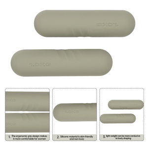 Ladyglow Accessoires de Pilates et de Yoga Écologiques Unisexe Personnalisables : Barre de Pilates, <span class=keywords><strong>Haltère</strong></span> en Silicone Pliable, Lestes de <span class=keywords><strong>Cheville</strong></span> Ajustables - Product Image 6