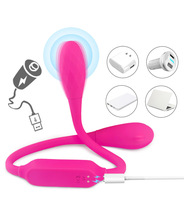 LOVE Neu Erschienen: Doppelt geformter Saugvibrator mit Massagefunktion, aus weichem medizinischem Silikon, IPX6 wasserdicht, USB magnetisch aufladbar, leise