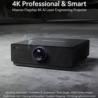Projecteur laser DLP Hisense P65 4k 6500 lumens 3D à courte focale, projecteur intelligent Android pour l'ingénierie, projecteur de cinéma maison
