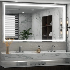 <span class=keywords><strong>Espejo</strong></span> LED Inteligente de <span class=keywords><strong>Baño</strong></span> Moderno con Sensor Táctil <span class=keywords><strong>Iluminado</strong></span>, Antivaho y Montado en la Pared - Product Image 3