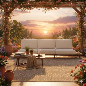 Divano da giardino elegante divano moderno minimalista regolabile <span class=keywords><strong>angolo</strong></span> a forma di L divano componibile <span class=keywords><strong>soggiorno</strong></span> mobili - Product Image 2