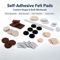 Coussinets de protection auto-adhésifs en mousse EVA pour pieds de chaise, anti-bruit, anti-dérapants et anti-rayures