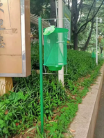 Trampa para Moscas Colgante Desechable y Ecológica para Interiores, Jaula de Red para Control de Moscas