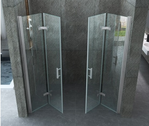 Paroi de douche fixe en aluminium pour salle de bain, pivotante, sans cadre, avec charnière de levage, pour <span class=keywords><strong>baignoire</strong></span>, réglable en angle - Product Image 6