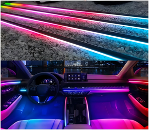 Senfoni araba ortam ışığı kiti yeni stil 26-in-1/24-in-1/22-in-1 RGB LED şerit işık için 98% otomobil iç LED ışıkları - Product Image 5