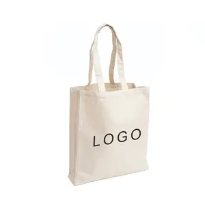 Перерабатываемая дизайнерская ткань с принтом логотипа на заказ, хлопковая модная сумка с принтом на молнии, сумка для покупок с логотипом на заказ