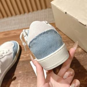 Baskets décontractées pour femme, style cowboy patchwork, en duvet de canard blanc, respirantes, amortissantes, antidérapantes, confortables, résistantes à la saleté - Product Image 5