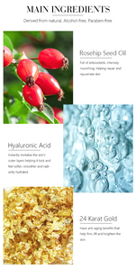 Mascarilla de fácil transporte que mantiene la piel suave, 24K, niebla dorada - Product Image 4