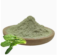 Puur Spinaziepoeder, hoge voedingsstoffenretentie, natuurlijke groene groente, foliumzuur, rauw ingrediënt