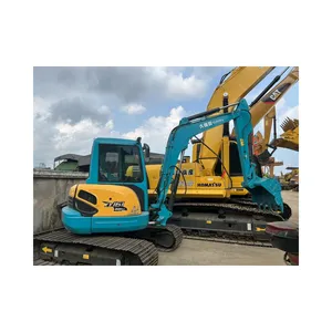 Mini original kubota kx161 used excavator second-hand machine 6ton hydraulic crawler backhoe digger with blade