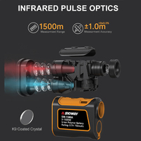 SNDWAY SW-1000A 1000m Mesure de distance de sport industriel Télémètre laser de golf Mini télémètre laser à capteur de vitesse réelle