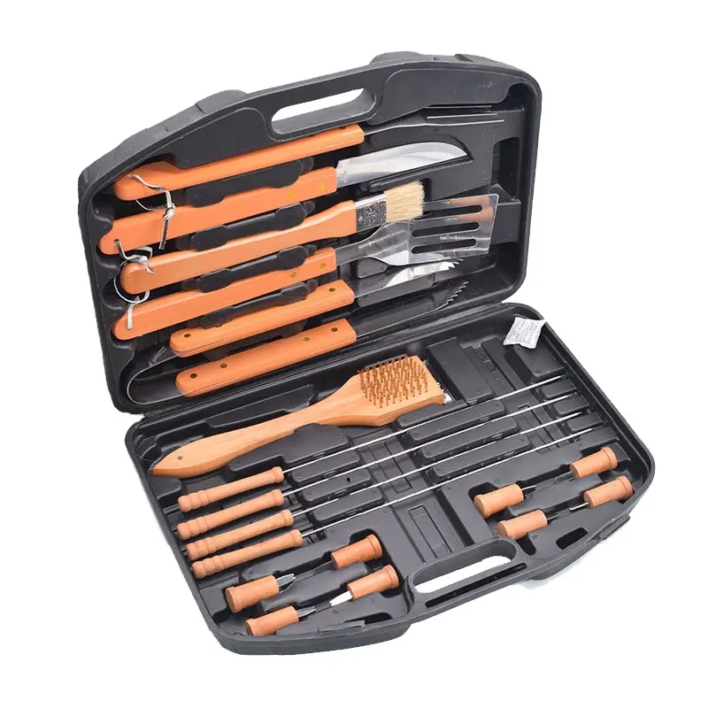 Outdoor Draagbare Tool Kit Set Met Draagtas Bbq 18 Stuks Accessoires