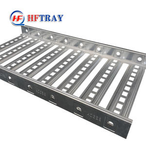 Bac à câbles perforé industriel HDG personnalisable en zinc-aluminium-magnésium ignifuge pour extérieur, largeur 600 mm - Product Image 4