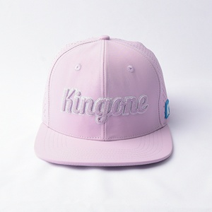 6-Panel <span class=keywords><strong>Polyester</strong></span> unisex Trucker Hat tùy chỉnh 6-panel SNAPBACK HAT laser cắt lỗ thoáng khí ngoài trời lông cừu nhân vật - Product Image 2