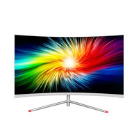 Ordinateur de bureau tout-en-un haut de gamme à écran incurvé 23,8'' 27'' HD, PC de jeu I7 AIO