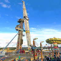 Manège de parc d'attractions Carnival : Manège à sensations fortes rotatif à 360 degrés