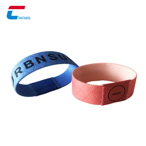 Nfc et Qr Code Bracelet Réglable Élastique Nfc Rfid Polyester Bracelet Actif - Product Image 2