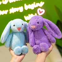 Conejito de peluche de conejo de Pascua de 28cm, conejito de peluche de Color de oreja larga, conejito de peluche suave