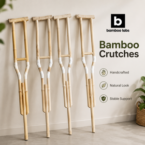 Bastones de Bambú Sostenible de Bamboo Labs, Certificados CE Clase II GB15979-2002, Altura Ajustable, Ligeros, Ayuda de Movilidad para Personas Mayores - Product Image 4