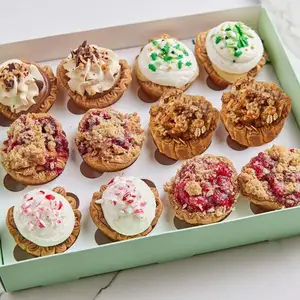 Benutzer definierte Macaron Donut Gebäck Bäckerei Cupcake Verpackung Papier boxen Kuchen Donut Verpackungs box für Lebensmittel