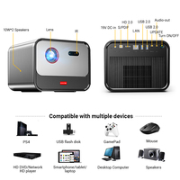 BYINTEK R80 Full HD 3D 4K Cinéma AI LASEr Auto Focus Smart Android 11 WiFi Portable LED DLP Home cinéma Vidéo Projecteur
