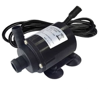 Pompe à eau centrifuge miniature micro DC sans balais résistante aux hautes températures JT-160A 6V 12V OEM personnalisée en plastique