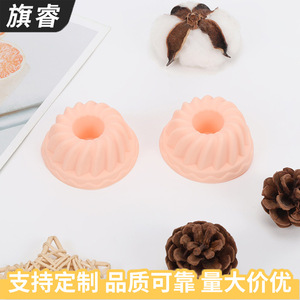 <b>Silicone</b> Cake Molds Round Flower Shape 2 Pieces <b>Baking</b> Mold For Cupcakes And Cakes - Product Image 2