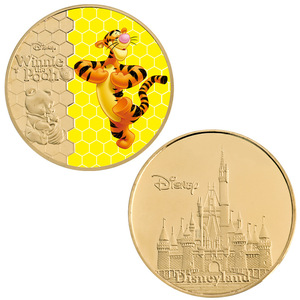 Popolare Moneta Commemorativa <span class=keywords><strong>di</strong></span> <span class=keywords><strong>Winnie</strong></span> <span class=keywords><strong>the</strong></span> <span class=keywords><strong>Pooh</strong></span>, Distintivo in Metallo Pressofuso, Regalo Confezionato Singolarmente, Souvenir in Metallo - Product Image 5