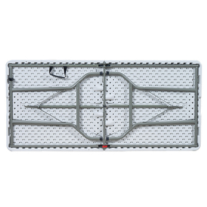 <span class=keywords><strong>Table</strong></span> <span class=keywords><strong>de</strong></span> banquet <span class=keywords><strong>pliante</strong></span> rectangulaire en plastique blanc, <span class=keywords><strong>table</strong></span> rectangulaire pliable bon marché pour mariage, <span class=keywords><strong>table</strong></span> <span class=keywords><strong>pliante</strong></span> <span class=keywords><strong>de</strong></span> 6 <span class=keywords><strong>pieds</strong></span> pour fête - Product Image 2