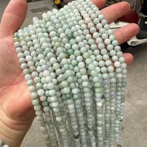 Wholsale High Quality Burma Jade Beads 6 8 10mm Round Healing Gemstone Beads Semi-precious Stone Beads for Jewelry Making - Product Image 3