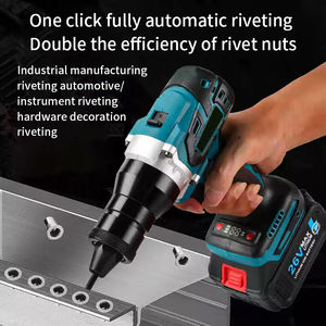 Pistola de tuerca de tornillo de tracción eléctrica inalámbrica sin escobillas de alta potencia, herramientas de baterí<span class=keywords><strong>a</strong></span> de litio de grado Industrial portátil, remachadora ciega - Product Image 4