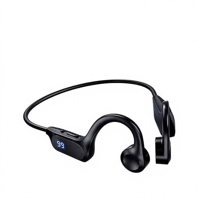 Factory Direct New X7 Bone-conduction Air-conduction Wireless for 6.0 Headphones Sports Digital Display Card Slot Voice