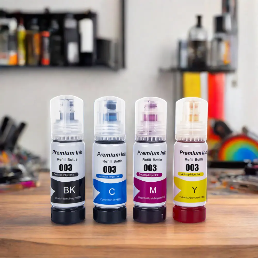 INK-POWER 003 farbkompatible Flasche wasserbasierte Nachfüllung Tinta Farbton für Epson L3110 L1110 L3100 L3116 L3150 L3156 Drucker